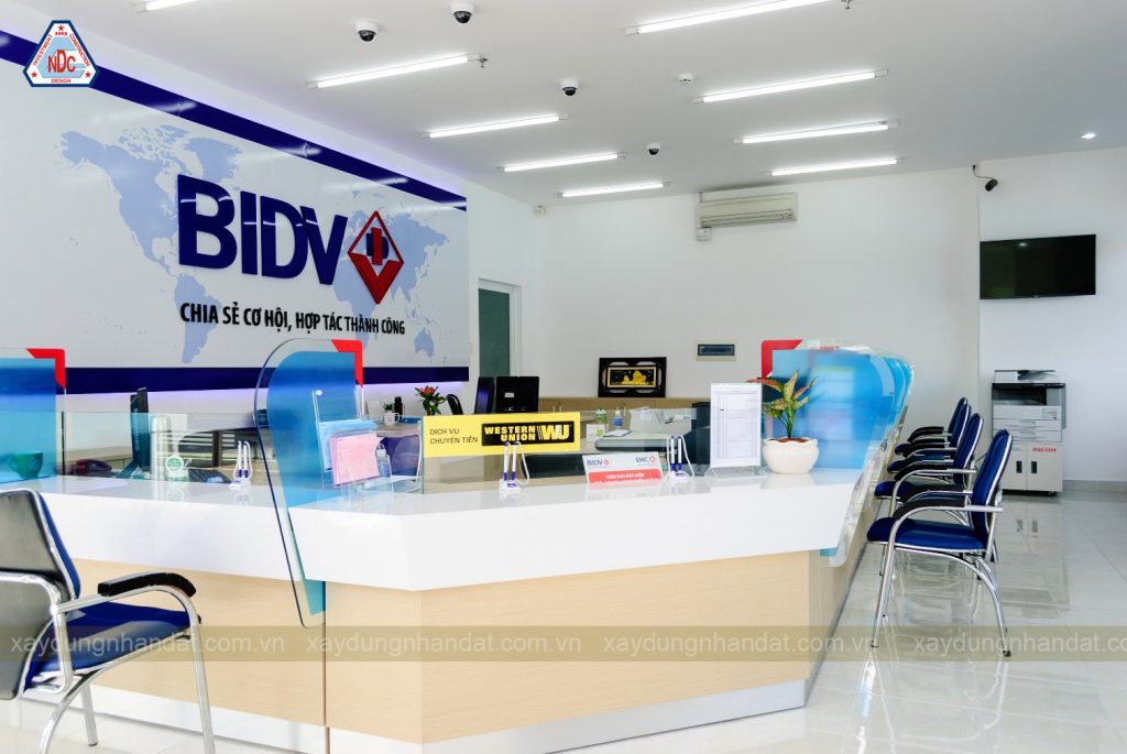 thiết-kế-thi-công-nội-thất-ngân-hàng-BIDV, công ty thiết kế xây dựng uy tín tphcm