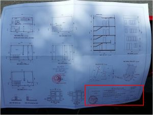 Mẫu bản vẽ thiết kế xin phép xây dựng nhà 5