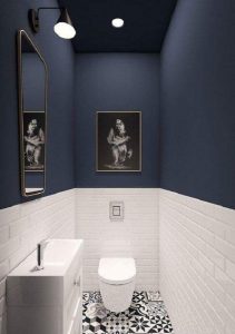 Phòng tắm được thiết kế kiểu 3D độc đáo