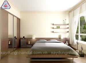 Thiết kế nội thất tinh tế phòng ngủ phong cách tối giản