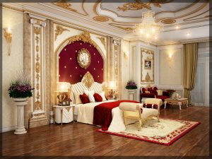 Thiết kế nội thất tinh tế phòng ngủ phong cách cổ điển