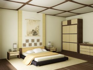Thiết kế nội thất tinh tế phòng ngủ phong cách Nhật Bản