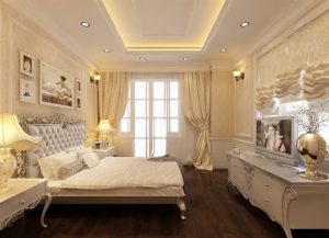 Thiết kế nội thất tinh tế phòng ngủ phong cách tân cổ điển