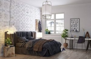 Thiết kế nội thất tinh tế phòng ngủ phong cách Loft