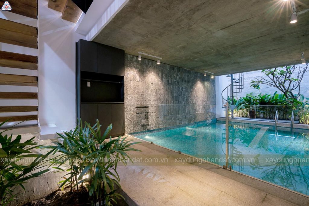 Thiết kế bể bơi trong nhà