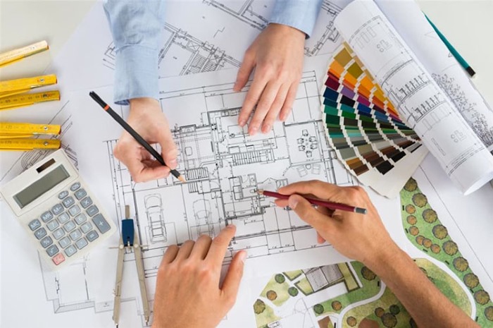 Trong quá trình thiết kế, kiến trúc sư sẽ tuân theo những bước sau đây để hoàn thành một dịch vụ cho khách hàng.